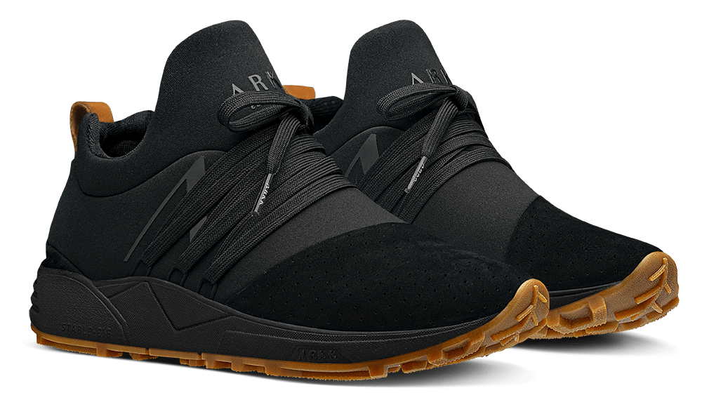 ARKK Collection Raven Nubuck S-E15 Vibram | Black Brown Gum | Men Raven